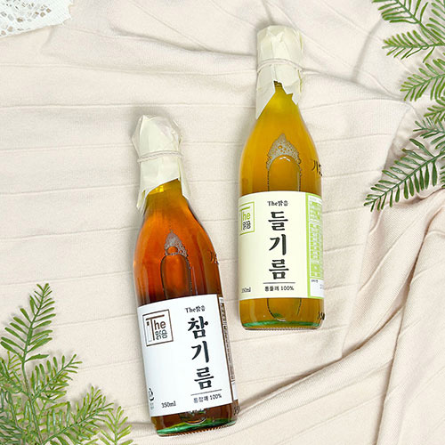 100% 통깨 저온 압착 참기름 350ml (수입산 통깨)